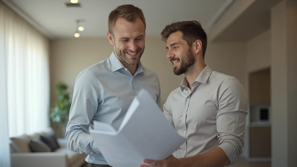 Управляющий недвижимостью проверяет жилую квартиру с контрольным списком